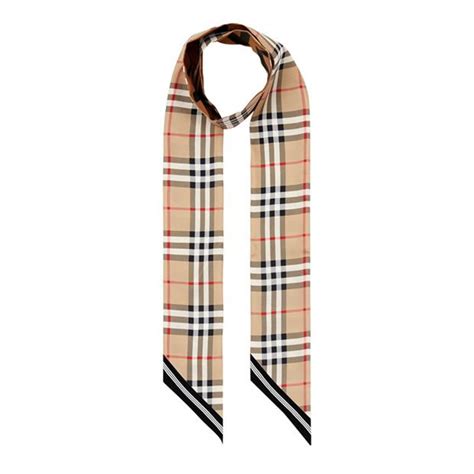 burberry szaliku|Burberry check silk scarf.